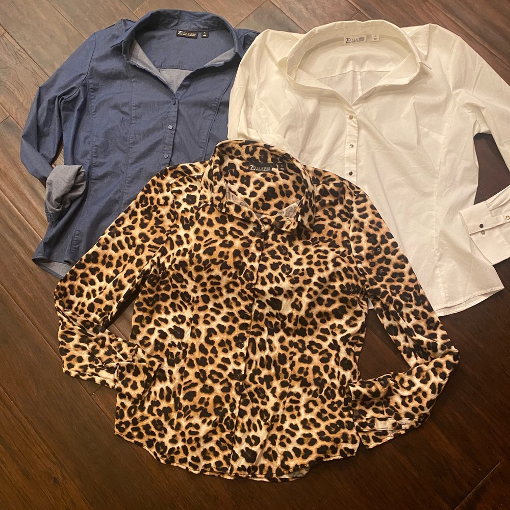 New York & Company-Size XL-Long Sleeve shirts